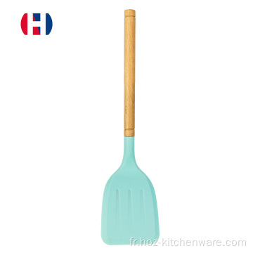 Spatule de silicone de cuisine gratuite résistante à la chaleur